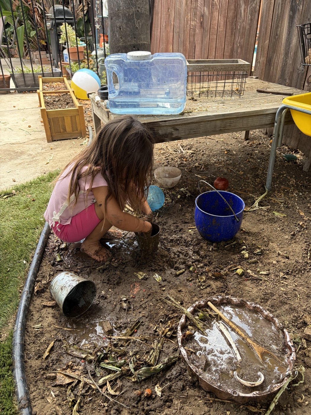 Preschoolers playing outdoors at Revital Daycare